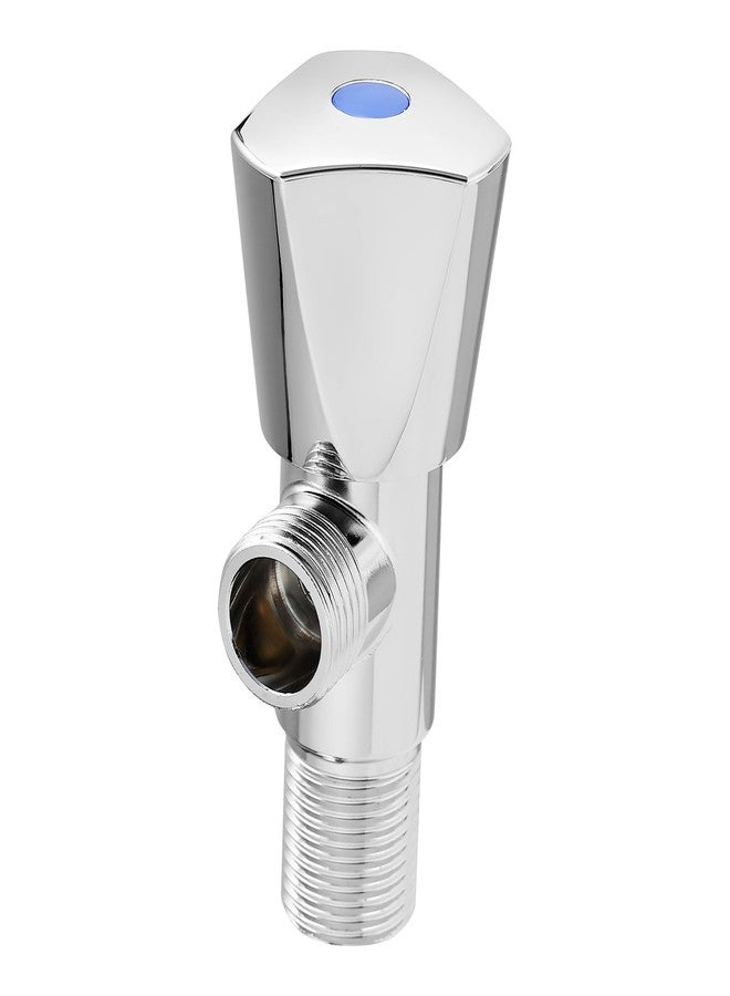 Orvos Angle Valve, Triangular, Premium 304 Stainless Steel Chrome Plated Body with Full Brass Cartridge Inside, Set of 2, for Hot & Cold Supply to Geysers, Sinks, Basins and Flush Tanks - Image 5